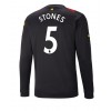 Herren Fußballbekleidung Manchester City John Stones #5 Auswärtstrikot 2022-23 Langarm